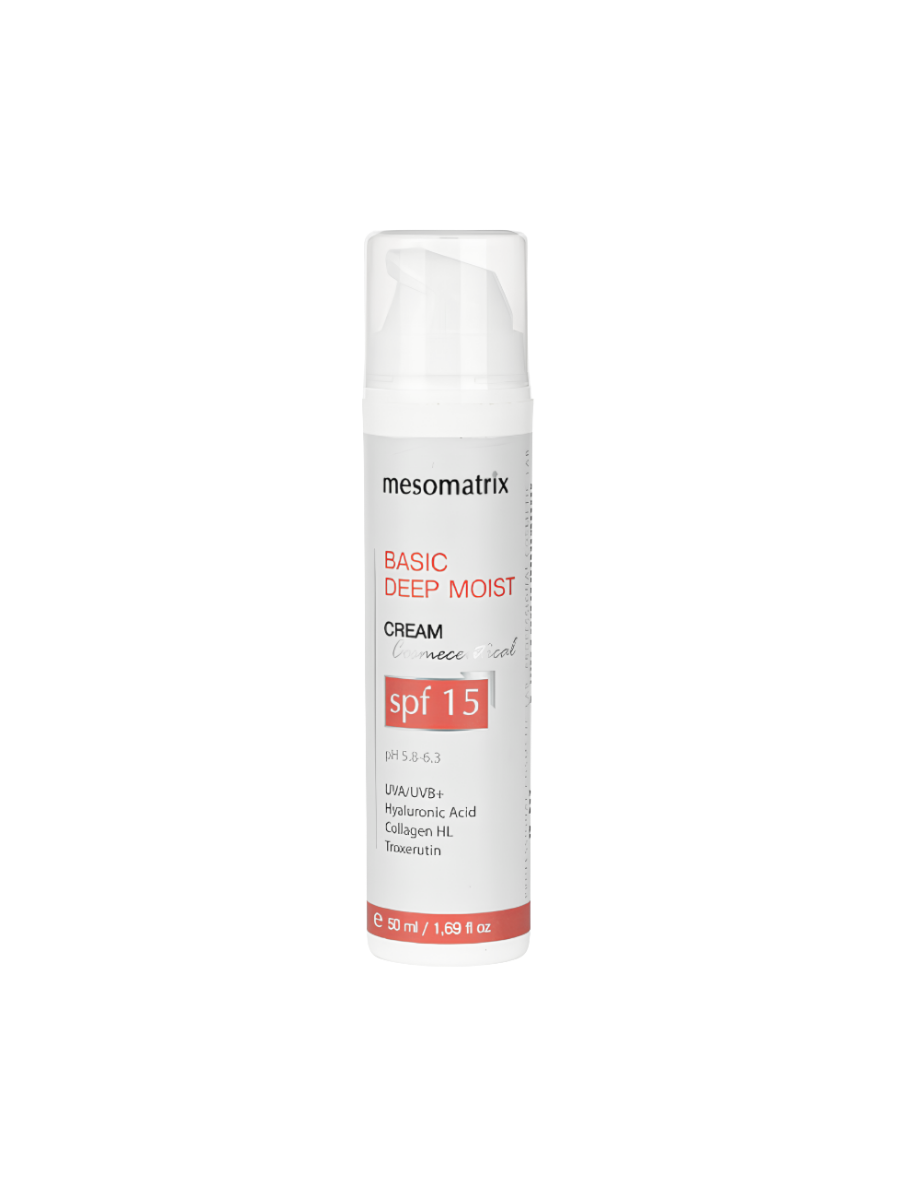 Крем увлажняющий MESOMATRIX / МЕЗОМАТРИКС для лица и век с SPF 15 BASIC DEEP MOIST, 50 мл
Крем увлажняющий MESOMATRIX / МЕЗОМАТРИКС для лица и век с SPF 15 BASIC DEEP MOIST, 50 мл