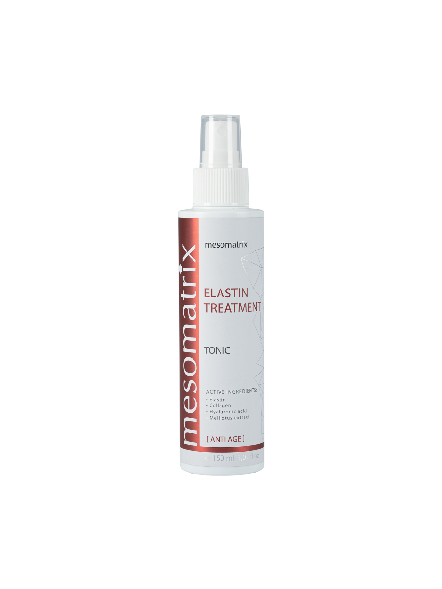 Тоник MESOMATRIX ELASTIN TREATMENT с коллагеном и эластином, активный лифтинг для возрастной кожи, 150 мл
Тоник MESOMATRIX ELASTIN TREATMENT с коллагеном и эластином, активный лифтинг для возрастной кожи, 150 мл