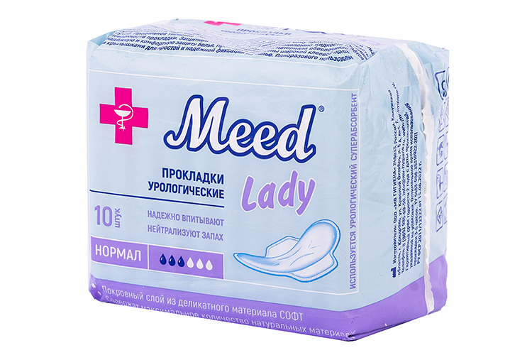 Прокладки урологические Meed нормал для использования при капельном и легком недержании мочи, 10 шт
Прокладки урологические Meed нормал для использования при капельном и легком недержании мочи, 10 шт