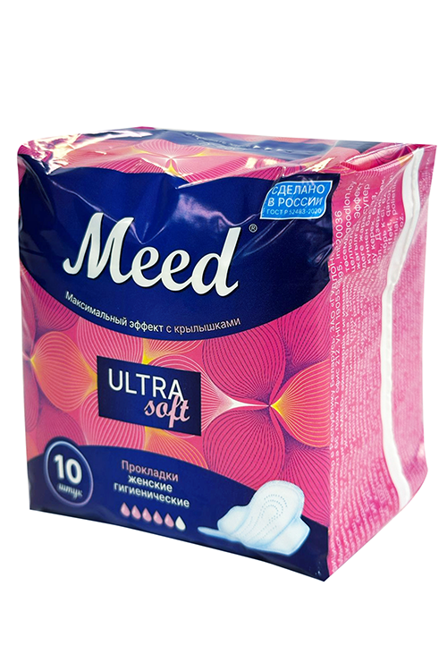 Прокладки женские гигиенические Meed для критических дней Soft Эффект с крылышками, 10 шт
Прокладки женские гигиенические Meed для критических дней Soft Эффект с крылышками, 10 шт