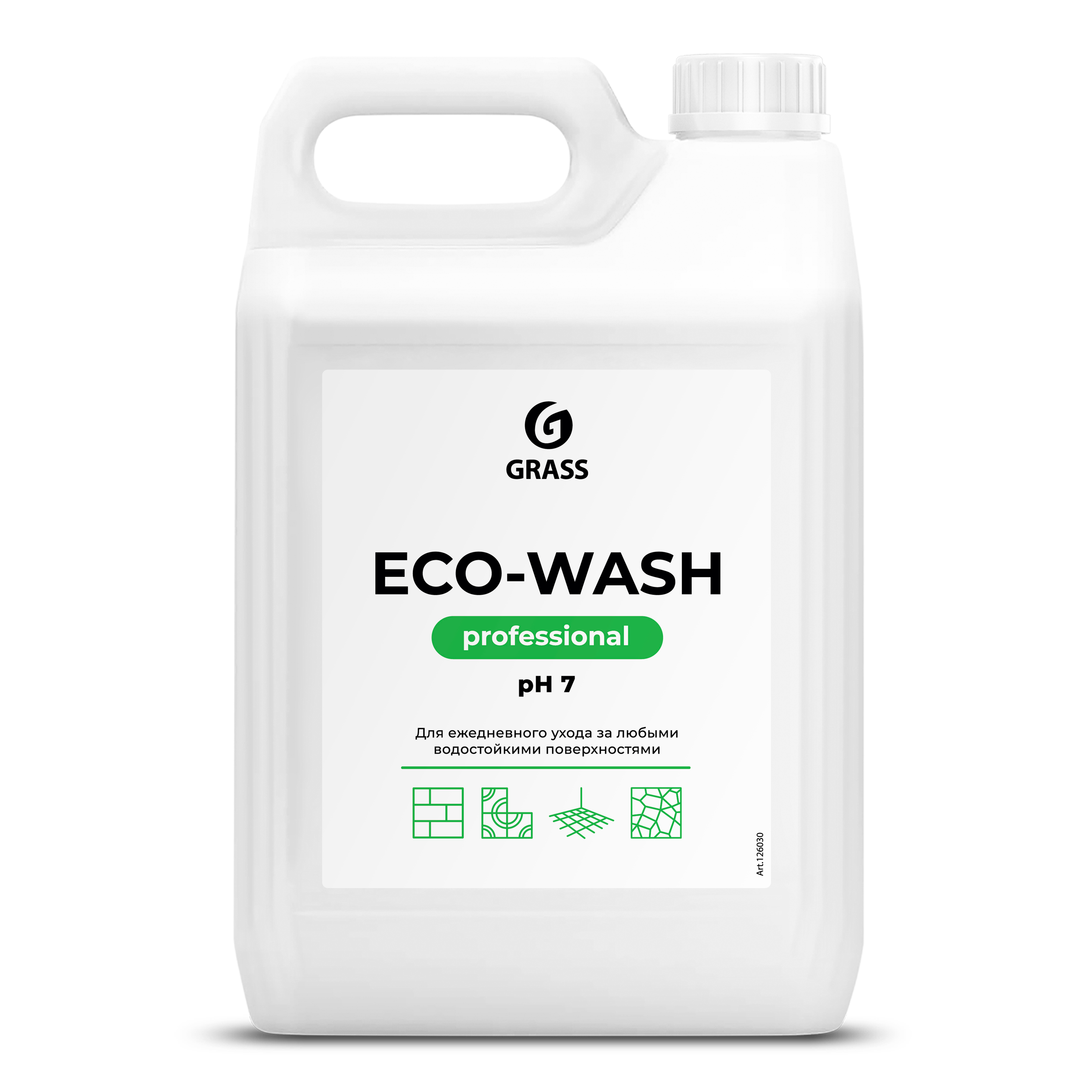 GRASS Универсальное низкопенное моющее средство "Eco-Wash" (канистра 5кг)
GRASS Универсальное низкопенное моющее средство "Eco-Wash" (канистра 5кг)