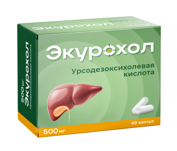 Урсодезоксихолевая кислота Экурохол 500 мг, 60 шт, капсулы
Урсодезоксихолевая кислота Экурохол 500 мг, 60 шт, капсулы