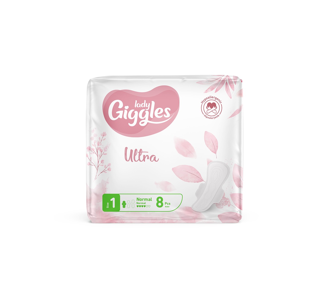 Прокладки ультратонкие Lady Giggles ULTRA normal, 8 штук
Прокладки ультратонкие Lady Giggles ULTRA normal, 8 штук