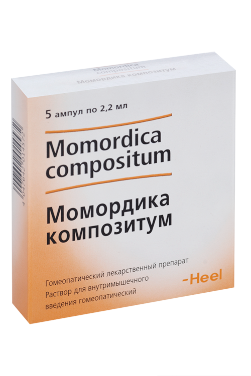 Момордика композитум, 2,2 мл, 5 шт, раствор для внутримышечного введения гомеопатический
Момордика композитум, 2,2 мл, 5 шт, раствор для внутримышечного введения гомеопатический
