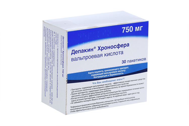 Депакин Хроносфера 750 мг, 30 шт, гранулы пролонгированного действия для приема внутрь
Депакин Хроносфера 750 мг, 30 шт, гранулы пролонгированного действия для приема внутрь