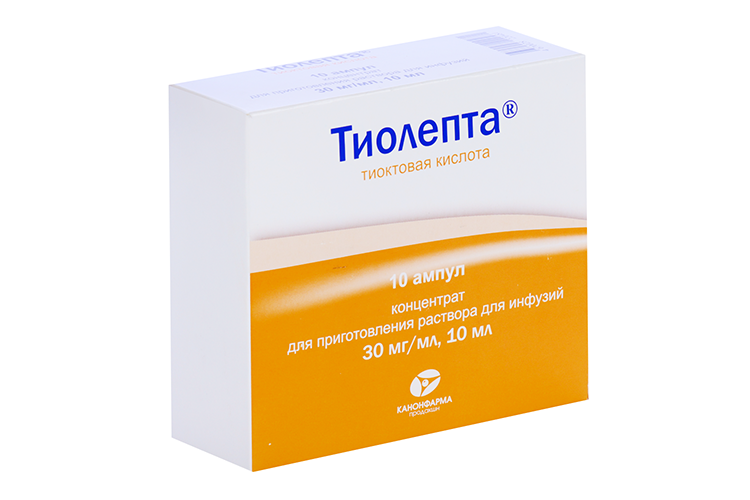 Тиолепта 30 мг/мл, 10 мл, 10 шт, концентрат для приготовления раствора для инфузий
Тиолепта 30 мг/мл, 10 мл, 10 шт, концентрат для приготовления раствора для инфузий