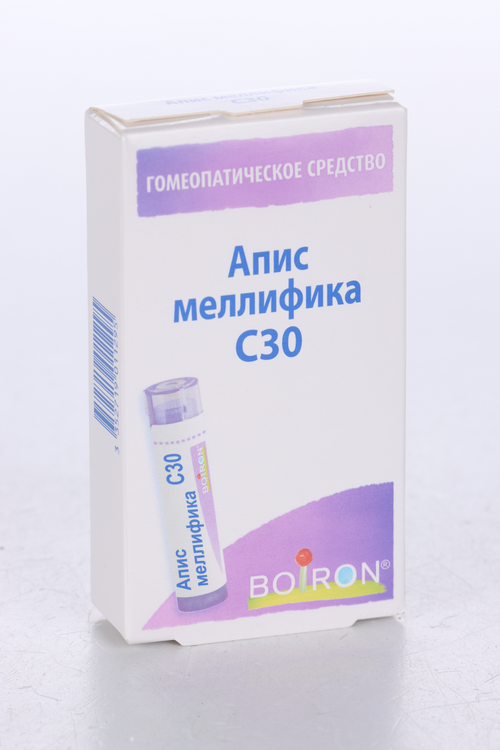 Апис Меллифика Гомеопатические монокомпонентные препараты животного происхождения, 4 г, гранулы гомеопатические C30
Апис Меллифика Гомеопатические монокомпонентные препараты животного происхождения, 4 г, гранулы гомеопатические C30