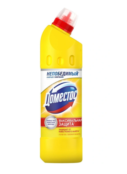 Чистящее и дезинфицирующее средство Domestos "Лимонная свежесть", универсальное, 500 мл
Чистящее и дезинфицирующее средство Domestos "Лимонная свежесть", универсальное, 500 мл