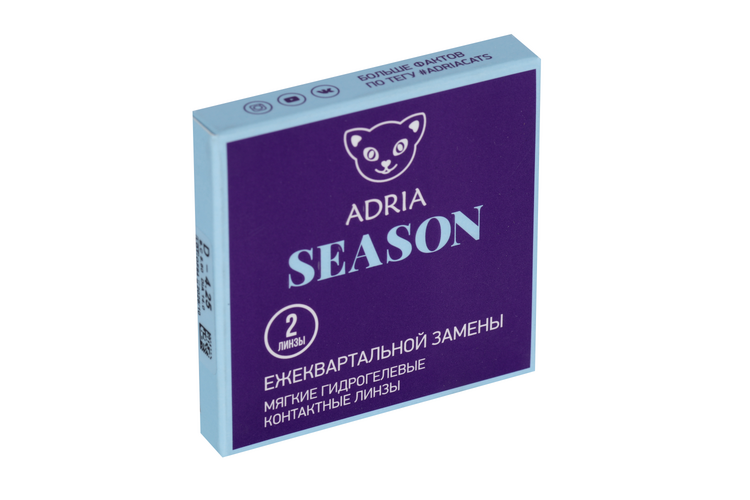 Контактные линзы Adria Season мягкие/гидрогелевые/ежеквартальные -4.25/14.0/8.6, 2 шт
Контактные линзы Adria Season мягкие/гидрогелевые/ежеквартальные -4.25/14.0/8.6, 2 шт