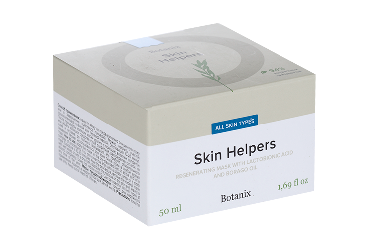 Маска Skin Helpers д/лица/тела регенерирующая с лактобионовой кислотой/маслом бораго, 50 мл
Маска Skin Helpers д/лица/тела регенерирующая с лактобионовой кислотой/маслом бораго, 50 мл