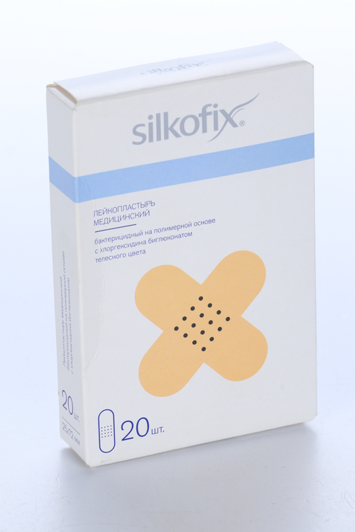 Лейкопластырь SILKOFIX мед/бактер на полимер осн с хлоргекс биглюкон телесный 25х72 мм, 20 шт
Лейкопластырь SILKOFIX мед/бактер на полимер осн с хлоргекс биглюкон телесный 25х72 мм, 20 шт