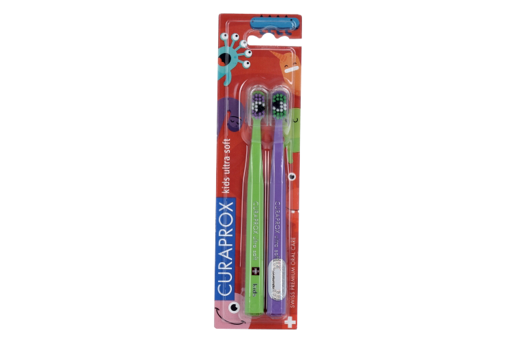 Набор з/щеток Curaprox CS 5460 Kids Duo Little Becteria Edition ultra soft салат/фиолет, 2 шт
Набор з/щеток Curaprox CS 5460 Kids Duo Little Becteria Edition ultra soft салат/фиолет, 2 шт
