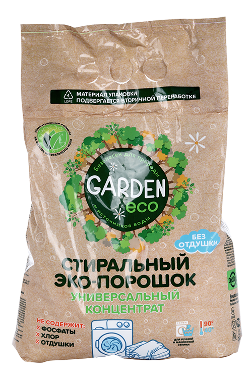 Стиральный порошок Garden Eco универсальный концентрат без фосфатов/хлора/отдушки 1,4 кг
Стиральный порошок Garden Eco универсальный концентрат без фосфатов/хлора/отдушки 1,4 кг