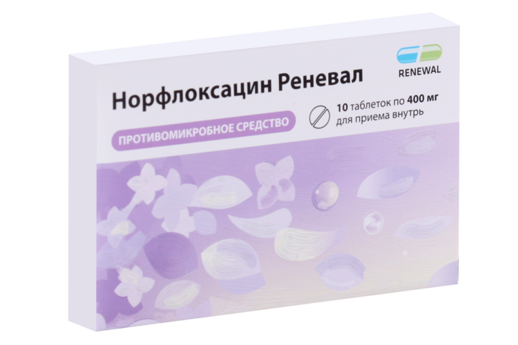 Норфлоксацин Реневал 400 мг, 10 шт, таблетки покрытые пленочной оболочкой
Норфлоксацин Реневал 400 мг, 10 шт, таблетки покрытые пленочной оболочкой