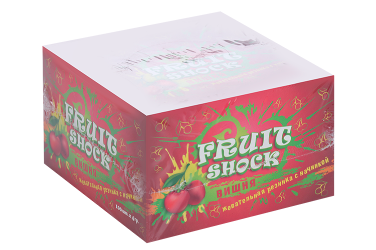 Жевательная резинка Fruit Chock без красителей с начинкой аромат вишни блок, 100 шт
Жевательная резинка Fruit Chock без красителей с начинкой аромат вишни блок, 100 шт