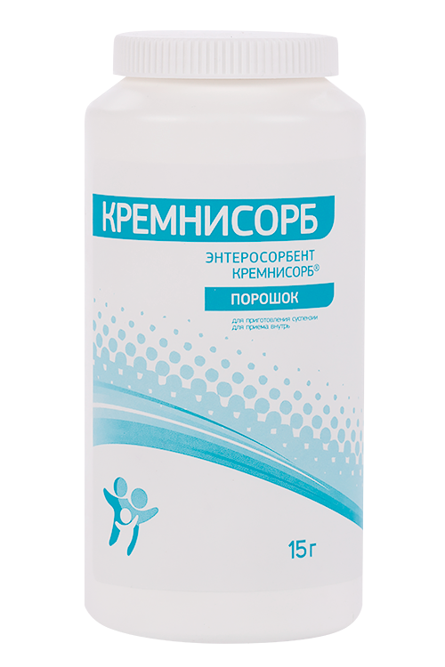 Кремнисорб энтеросорбент, 15 г, порошок для приготовления суспензии для приема внутрь
Кремнисорб энтеросорбент, 15 г, порошок для приготовления суспензии для приема внутрь