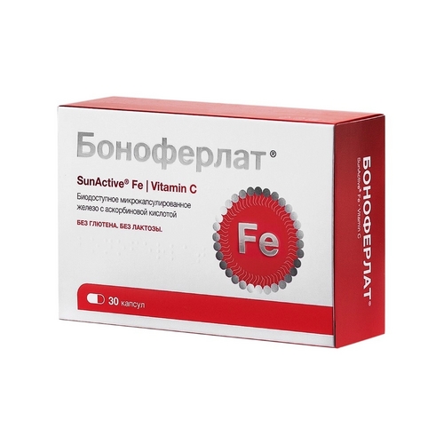 Боноферлат, 0,56 г, 30 шт, капсулы
Боноферлат, 0,56 г, 30 шт, капсулы