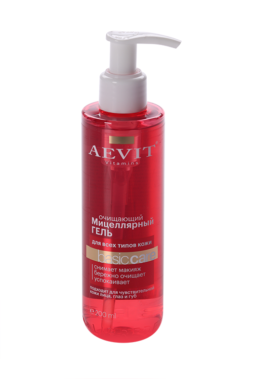 Гель AEVIT BY LIBREDERM BASIC CARE мицеллярный очищающий д/всех типов кожи, 200 мл
Гель AEVIT BY LIBREDERM BASIC CARE мицеллярный очищающий д/всех типов кожи, 200 мл
