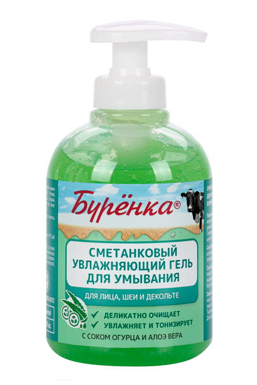 Гель Буренка Лошадиная сила Сметанковый увлаж с соком Огурца/Алоэ Вера д/умывания, 300 мл
Гель Буренка Лошадиная сила Сметанковый увлаж с соком Огурца/Алоэ Вера д/умывания, 300 мл
