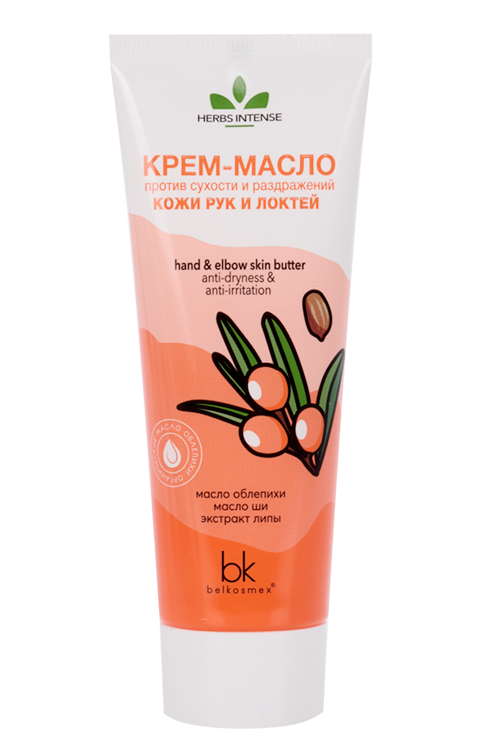 Крем-масло Belkosmex HERBS INTENSE против сухости/раздраж кожи рук/локтей, 70 г
Крем-масло Belkosmex HERBS INTENSE против сухости/раздраж кожи рук/локтей, 70 г