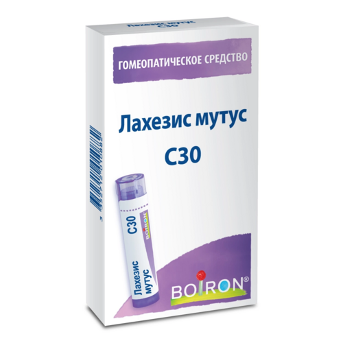 Гомеопатические монокомпонентные препараты животного происхождения, 4 г, гранулы гомеопатические C30 Лахезис мутус
Гомеопатические монокомпонентные препараты животного происхождения, 4 г, гранулы гомеопатические C30 Лахезис мутус