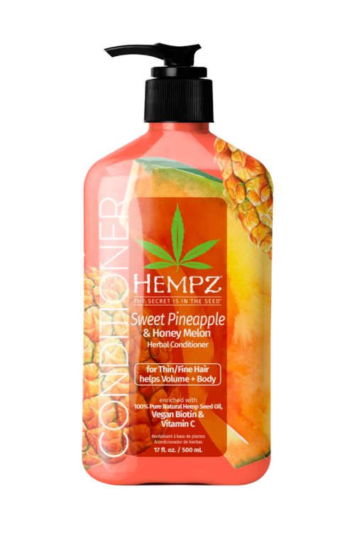 Кондиционер Hempz Ананас и Медовая Дыня Sweet Pineapple & Honey Melon Volumizing Conditioner 500 мл
Кондиционер Hempz Ананас и Медовая Дыня Sweet Pineapple & Honey Melon Volumizing Conditioner 500 мл