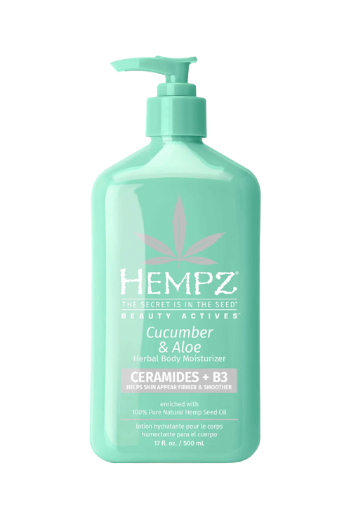Молочко д/тела Hempz с церамидами и В3 Огурец и Алое Beauty Actives Cucumber&Aloe Moisturizer 500мл
Молочко д/тела Hempz с церамидами и В3 Огурец и Алое Beauty Actives Cucumber&Aloe Moisturizer 500мл