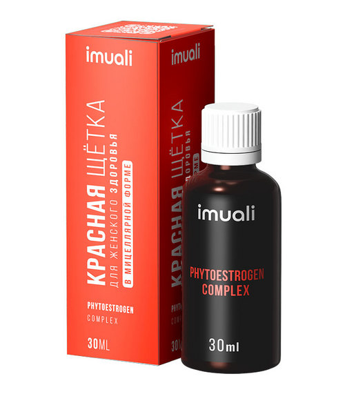 Красная щетка IMUALI в мицеллярной форме Phytoestrogen Complex, 30 мл, жидкость
Красная щетка IMUALI в мицеллярной форме Phytoestrogen Complex, 30 мл, жидкость