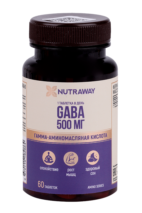 Габа Nutraway, 450 мг, 60 шт, таблетки
Габа Nutraway, 450 мг, 60 шт, таблетки