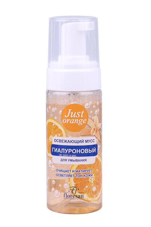 Мусс Floresan Освежающий д/умывания Orange Just, 150 мл
Мусс Floresan Освежающий д/умывания Orange Just, 150 мл