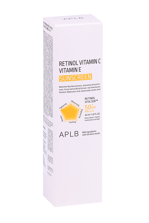 Крем APLB солнцезащитный с ретинолом и вит C и E SPF50+, 40 мл
Крем APLB солнцезащитный с ретинолом и вит C и E SPF50+, 40 мл