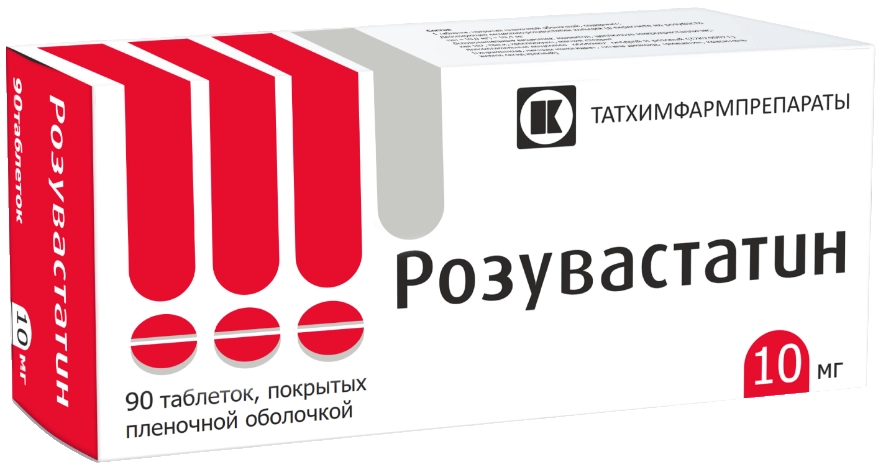 Розувастатин 10 мг, 90 шт, таблетки покрытые пленочной оболочкой
Розувастатин 10 мг, 90 шт, таблетки покрытые пленочной оболочкой