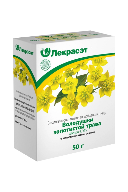 Володушки золотистой трава Лекрасэт, 50 г
Володушки золотистой трава Лекрасэт, 50 г