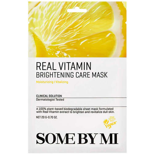 Маска Some By Mi Real Vitamin Brightening Care тканев с вит д/лица, 20 г
Маска Some By Mi Real Vitamin Brightening Care тканев с вит д/лица, 20 г