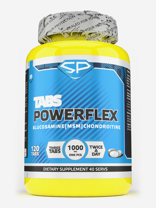 Хондропротекторы STEELPOWER POWERFLEX, 120 шт, таблетки
Хондропротекторы STEELPOWER POWERFLEX, 120 шт, таблетки
