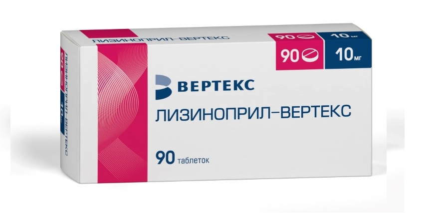 Лизиноприл-Вертекс 10 мг, 90 шт, таблетки
Лизиноприл-Вертекс 10 мг, 90 шт, таблетки