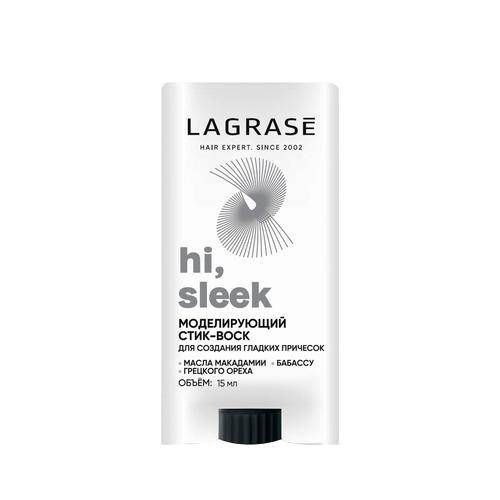 Стик-воск La Grase Hi Sleek моделирующий д/волос 15 мл
Стик-воск La Grase Hi Sleek моделирующий д/волос 15 мл
