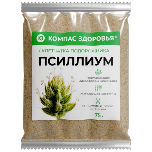 Псиллиум Компас Здоровья, 75 г
Псиллиум Компас Здоровья, 75 г