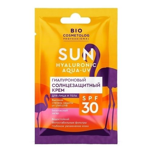 Крем Bio Cosmetolog Sun гиалуроновый солнцезащитный SPF 30, 25 мл
Крем Bio Cosmetolog Sun гиалуроновый солнцезащитный SPF 30, 25 мл