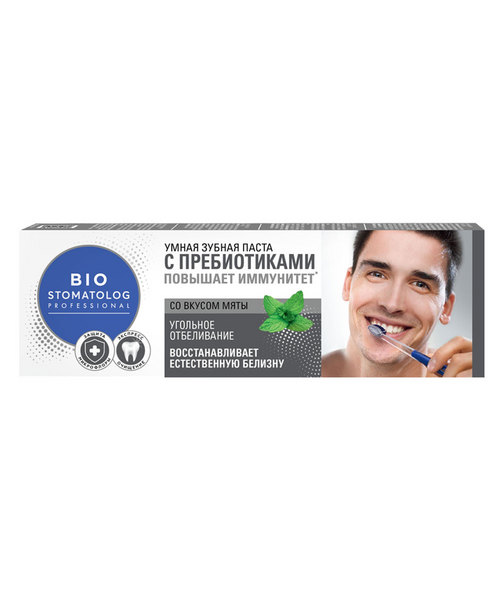 З/паста Bio Stomatolog Professional Угольное отбеливание, 75 мл
З/паста Bio Stomatolog Professional Угольное отбеливание, 75 мл