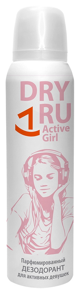 Дезодорант Dry Ru Active Girl парфюмированный д/девочек, 125 мл
Дезодорант Dry Ru Active Girl парфюмированный д/девочек, 125 мл