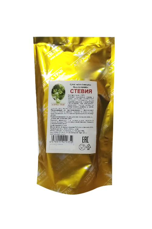 Стевия лист Азбука трав, 1,5 г, 20 шт, фильтр-пакет
Стевия лист Азбука трав, 1,5 г, 20 шт, фильтр-пакет