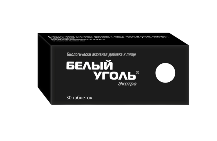 Уголь Белый Экстра, 720 мг, 30 шт, таблетки
Уголь Белый Экстра, 720 мг, 30 шт, таблетки