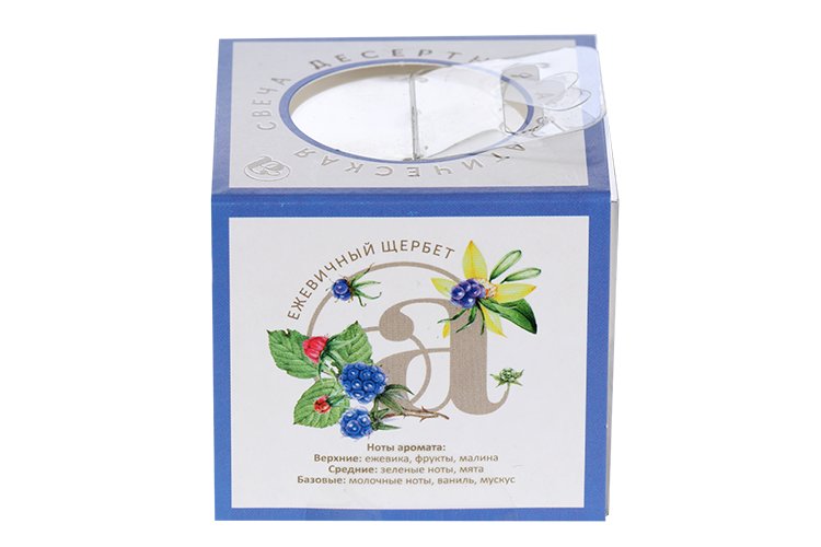 Свеча ароматическая AROMANTIQUE ежевичный щербет (АМ40601) 60 г