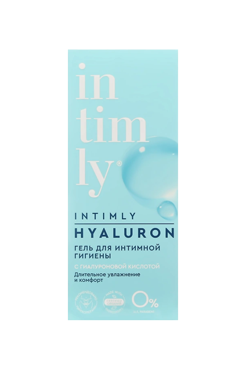 Гель Intimly длительное увлаж/комфорт c гиалур кислотой д/интим гигиены, 220 мл