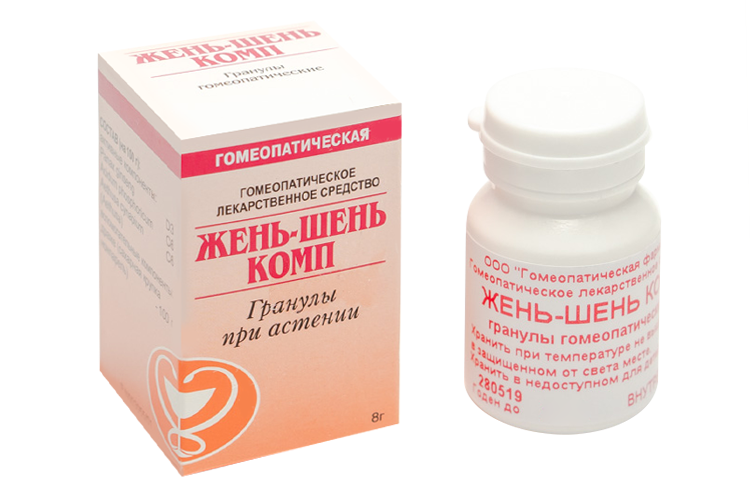 

Жень-шень комп, 8 г, гранулы гомеопатические