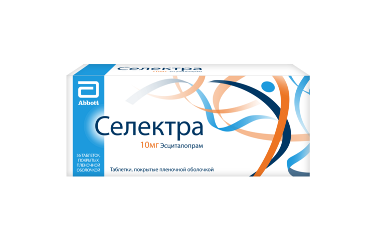 

Селектра 10 мг, 56 шт, таблетки покрытые пленочной оболочкой