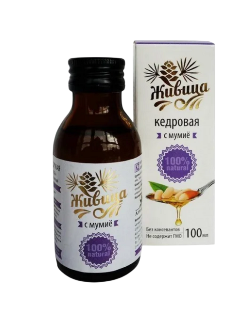 Живица кедровая с мумие, 100 мл