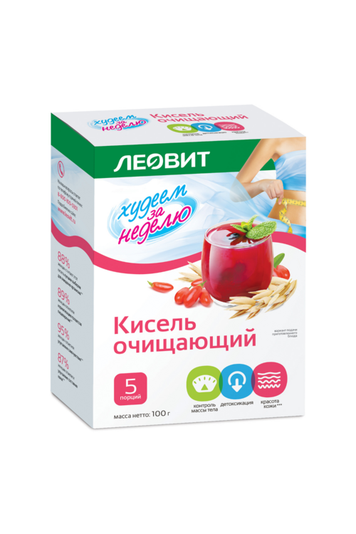 

Кисель очищающий, 20 г, 5 шт