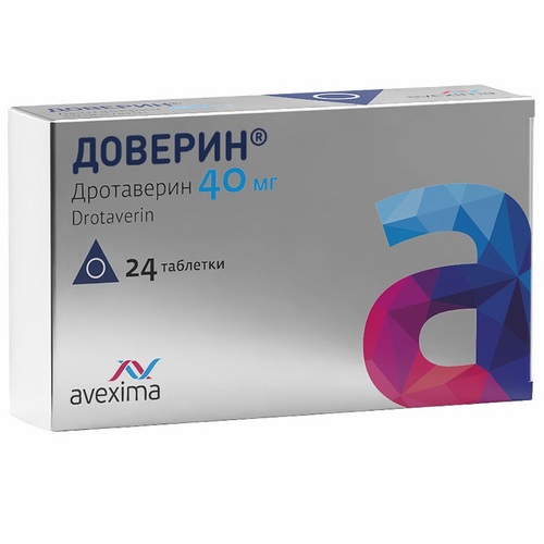 Доверин 40 мг, 24 шт, таблетки